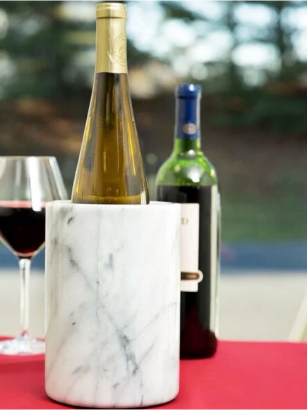 Marble Wine Cooler - High Quality White Marbled - NWT - Picture 8 of 8